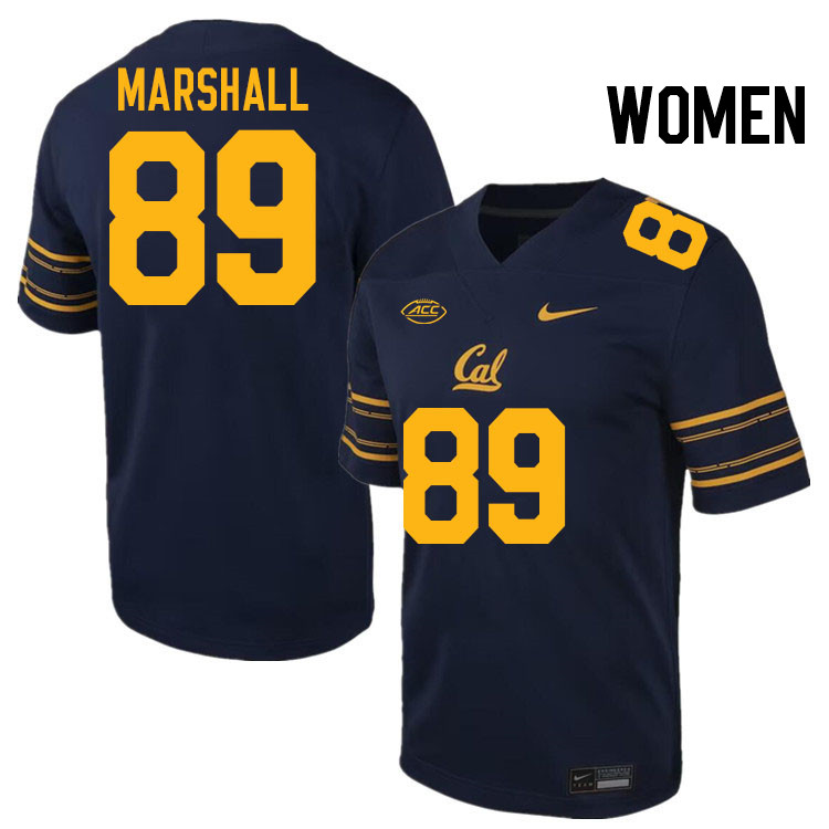 Women #89 Ben Marshall California Golden Bears ACC Conference College Football Jerseys Stitched Sale